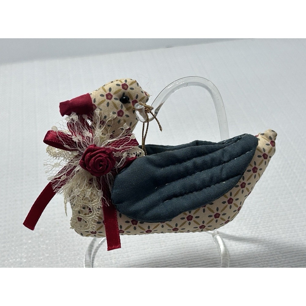 Vintage Handmade Goose Christmas Tree Ornament GrannyCore CountryCore